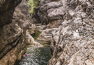 Canyoning, © SalzburgerLand Tourismus, Michael Groessinger