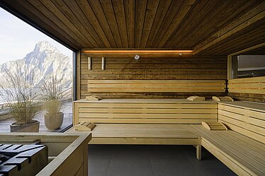 Panorama Sauna im SeeSpa