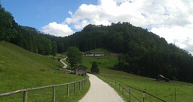 Auf dem Weg zur Hochsteinalm