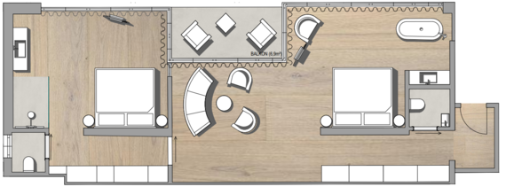 Layout Panorama Suite Traunstein 