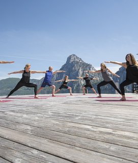 Beim Yoga in Balance kommen 