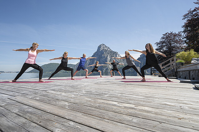 Find balance with yoga 