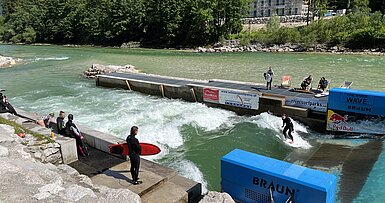 The Riverwave in Ebensee