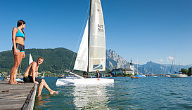 Badespaß am Traunsee, (c) Oberösterreich Tourismus GmbH, Hochhauser 
