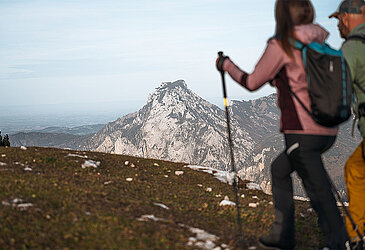 Wanderung Feuerkogel mit Blick auf den Traunstein, ©STMG