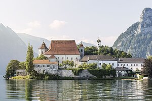 1000 year old Jesuit monastery in Traunkirchen