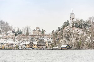 Traunkirchen in winter
