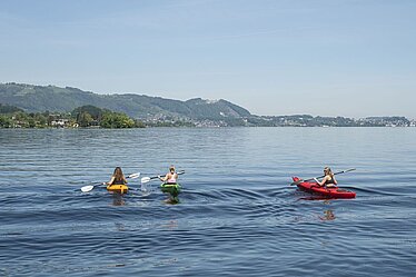 Kayaks for free use for hotel guests