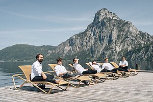 Köche bei der Pause