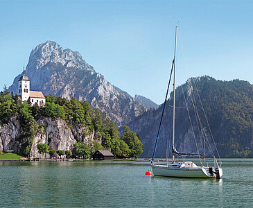 Traunkirchen im Frühling (c) Oberösterreich Tourismus GmbH_Andreas Röbl