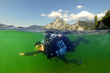 Tauchen im Traunsee, (c) Karl Heinz Ruber