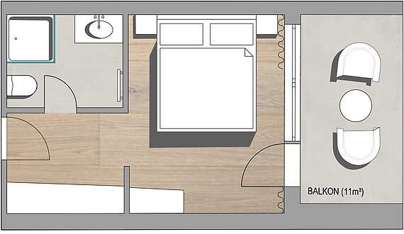 Kuschelzimmer Grundriss