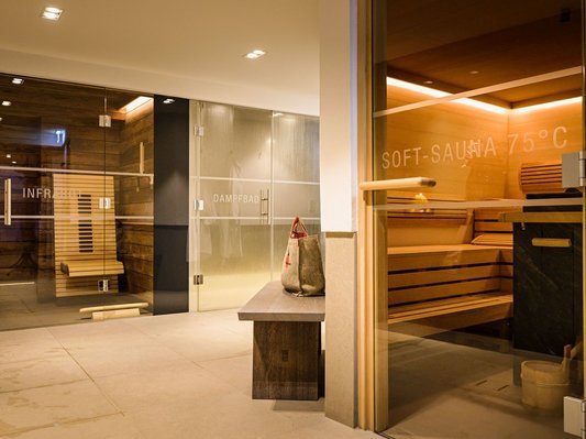 Sauna area in the new SeeSpa